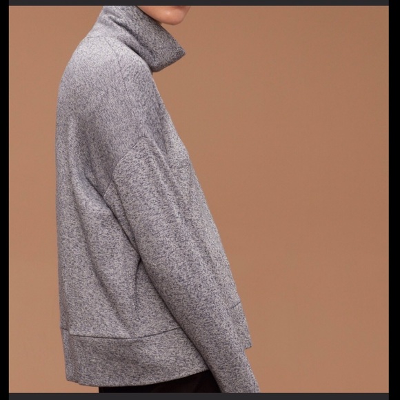 Community - Allora Turtleneck Sweater - Heathered Grey - Picture 2 of 6
